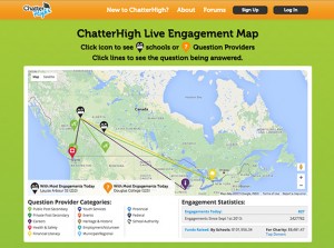 ChatterHigh Live Engagement Map-article